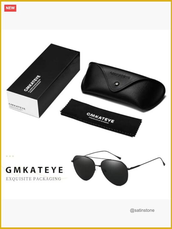 Fashion Oversized Aviator Sunglasses with UV 400 Protection main image 4